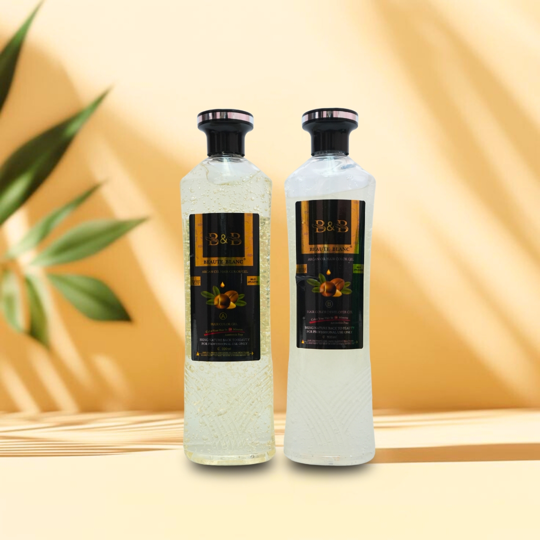 Argan Oil Hair Color Gel – Black - Image 2