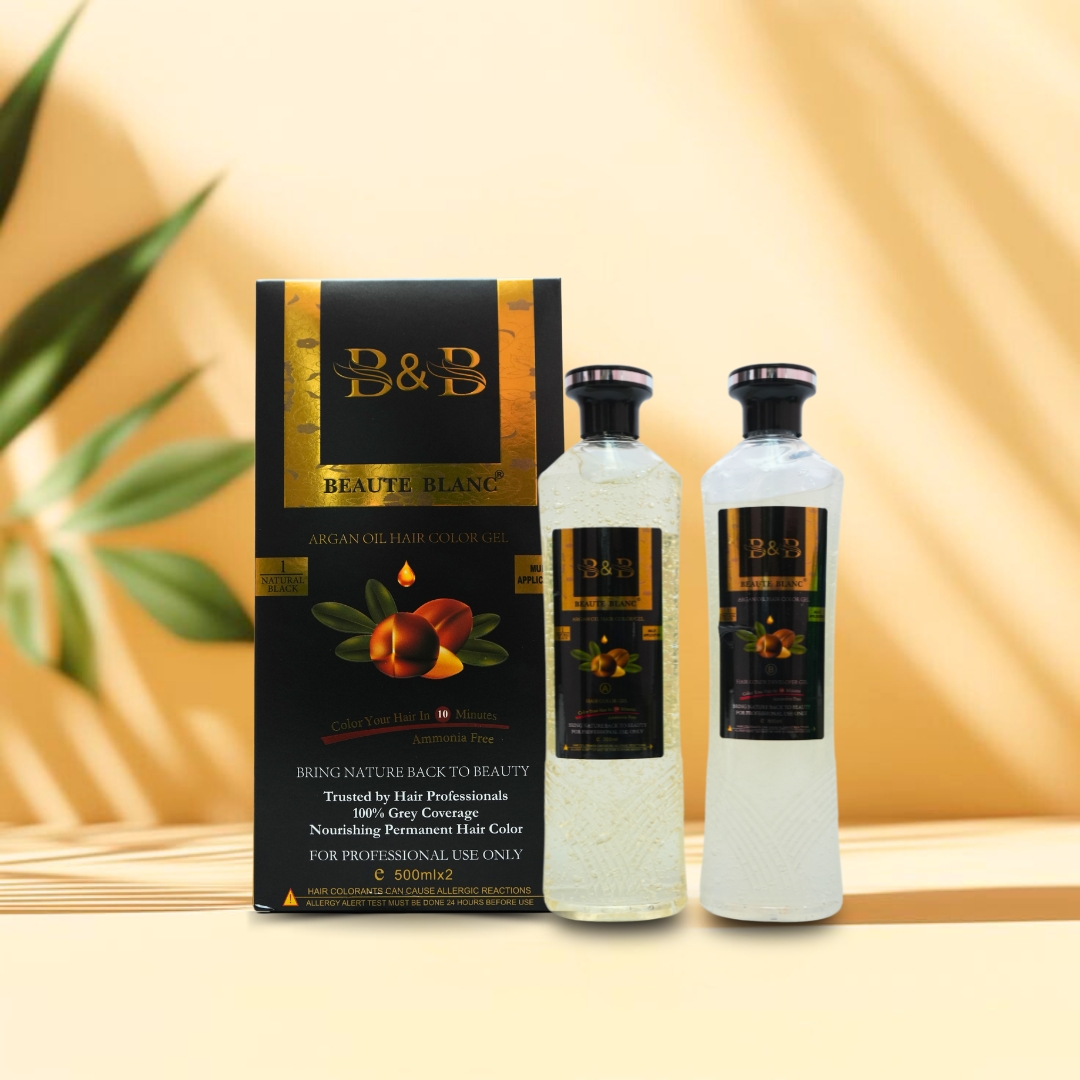 Argan Oil Hair Color Gel – Black